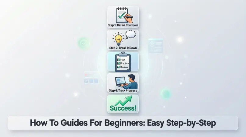 how to guides for beginners easy step-by-step