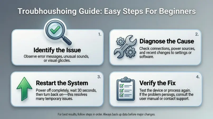 troubleshooting guide easy steps for beginners
